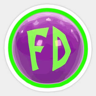 FanDoom Gumball Logo Sticker